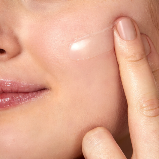 Close up of CeraVe Advanced Repair Ointment applied to help repair the skin barrier